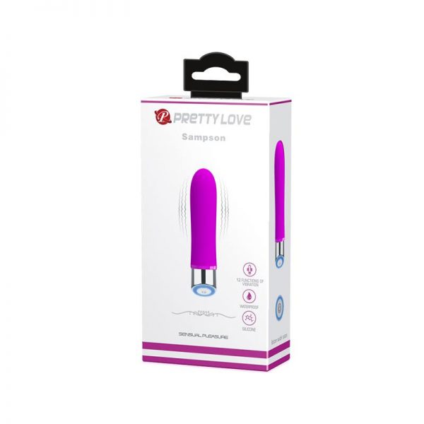 Vibrador Sampson Silicona Purpura en www.tiendaeroticaweb.es