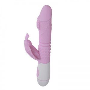 Vibrador Sassy Rosa Silicona 20.2 x 3.6 cm diseñado por la marca OHH TOYS