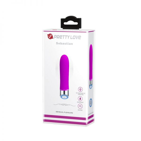 Vibrador Sebastian Silicona Purpura en www.tiendaeroticaweb.es