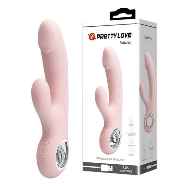 Vibrador Selene Color Rosa de la marca PRETTYLOVE