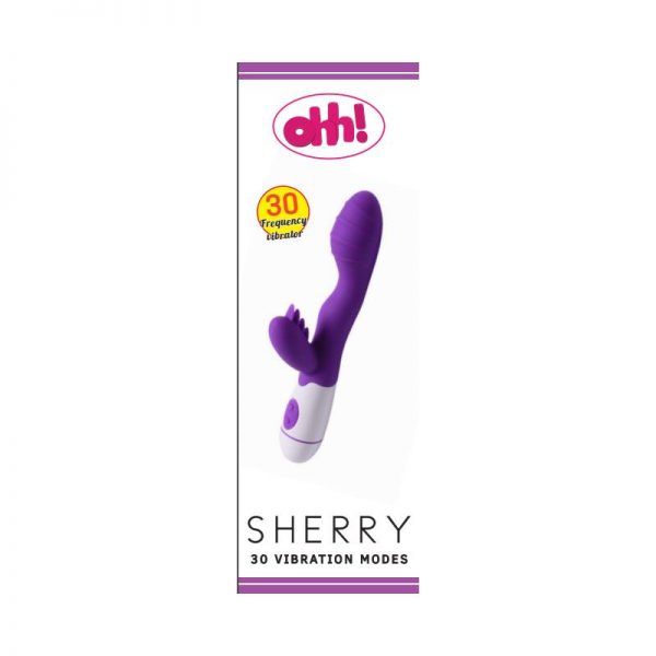 comprar Vibrador Sherry Purpura Silicona 20.2 x 3.6 cm barato y de calidad