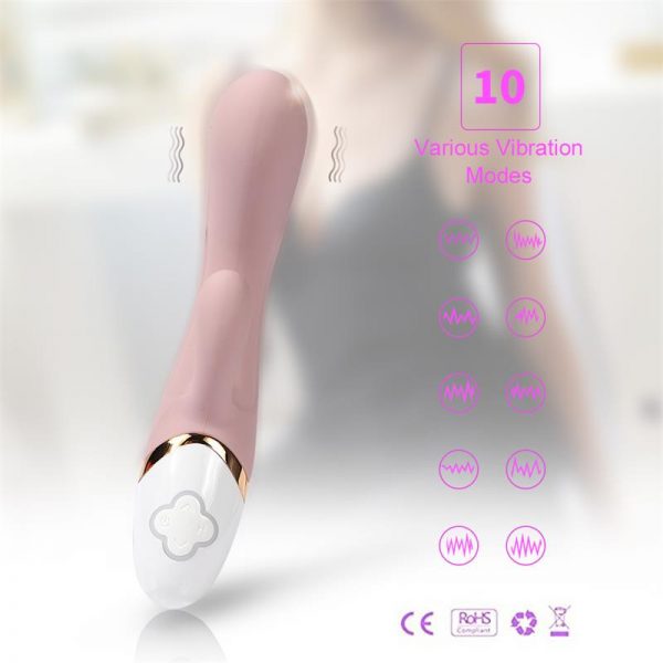 Vibrador Silicona USB Huan Y 19.3 cm en www.tiendaeroticaweb.es