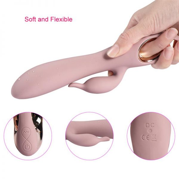 Vibrador Silicona USB Katerina 21 cm marca SHEQU