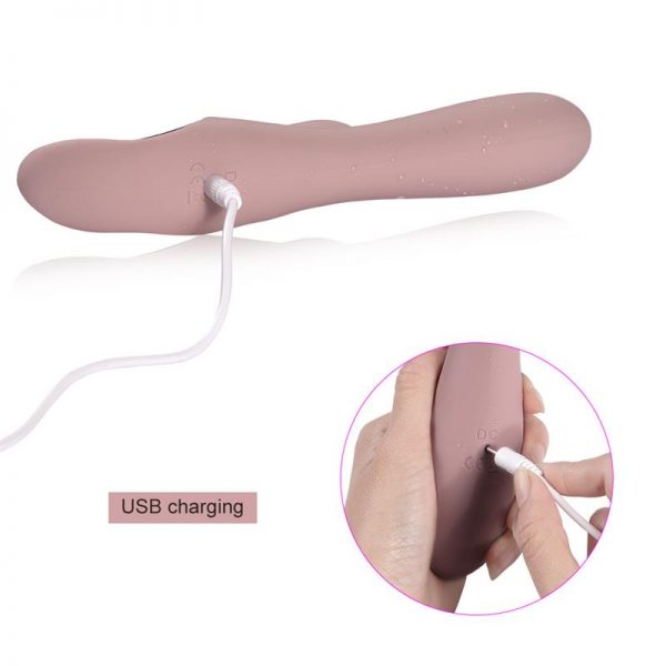 Vibrador Silicona USB Katerina 21 cm de calidad