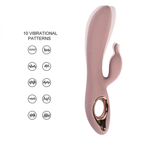 Vibrador Silicona USB Katerina 21 cm de la marca SHEQU