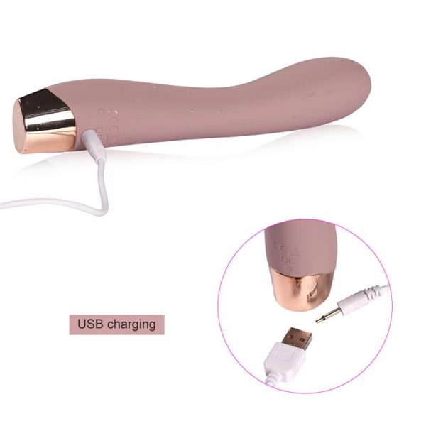 Vibrador Silicona USB Lina 19 cm de la marca SHEQU