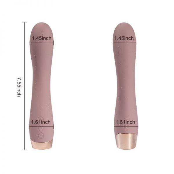 Vibrador Silicona USB Lina 19 cm en www.tiendaeroticaweb.es