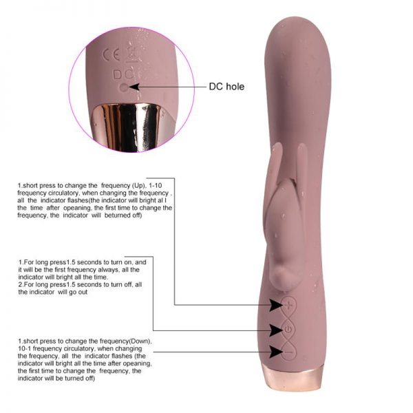 Vibrador Silicona USB Mie 12 cm barato