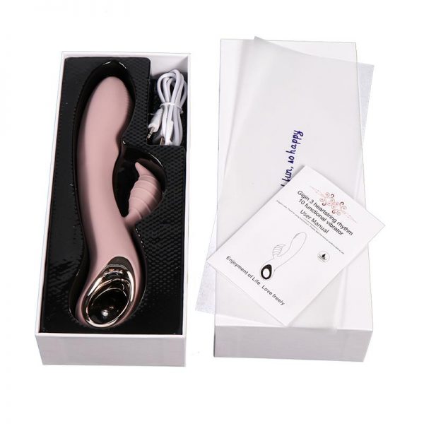 Vibrador Silicona USB Sakura 21 cm marca SHEQU