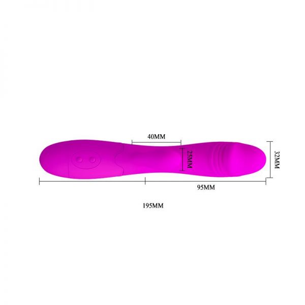 Vibrador Snappy Recargable Color Rosa en www.tiendaeroticaweb.es