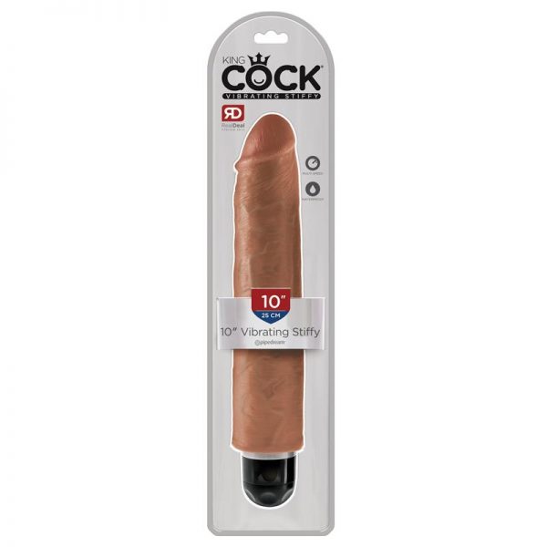 Vibrador Stiffy 10 Bronceado de la tienda erótica web www.tiendaeroticaweb.es