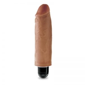 Vibrador Stiffy 6 Bronceado diseñado por la marca KING COCK
