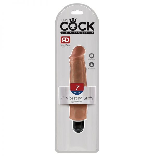 Vibrador Stiffy 7 Bronceado de la tienda erótica web www.tiendaeroticaweb.es