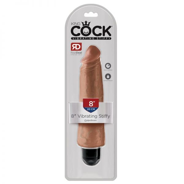 Vibrador Stiffy 8 Bronceado de la tienda erótica web www.tiendaeroticaweb.es