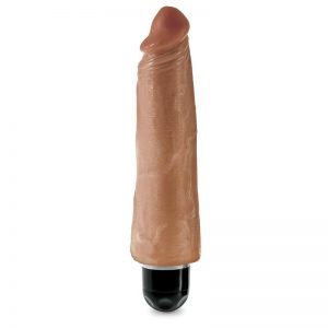 Vibrador Stiffy 8 Bronceado diseñado por la marca KING COCK
