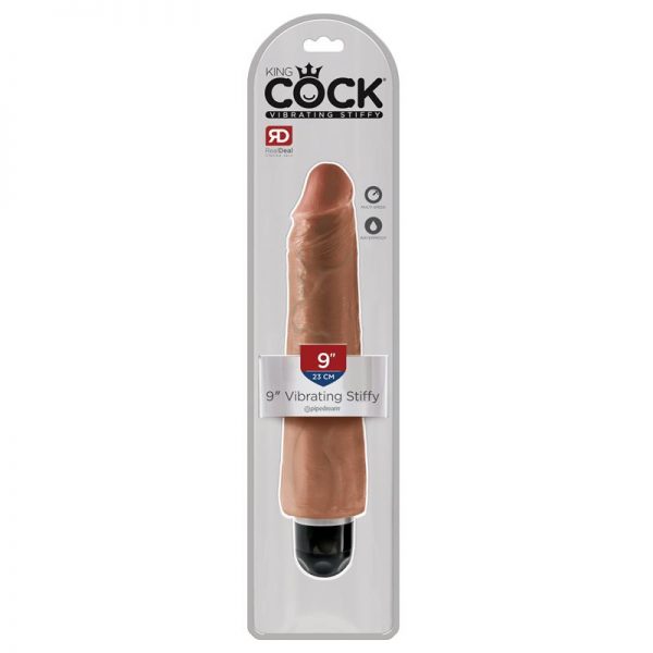 Vibrador Stiffy 9 Bronceado de la tienda erótica web www.tiendaeroticaweb.es
