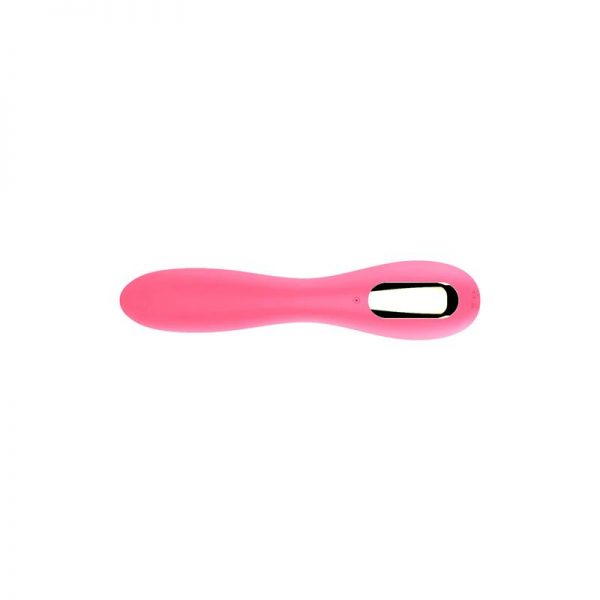 Vibrador-Succionador Moncy Rosa Silicona 19.6 x 4.6 cm de la tienda erótica web www.tiendaeroticaweb.es