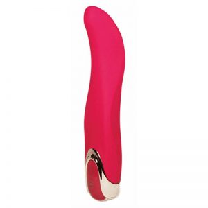 Vibrador Sue Rojo Silicona 17.5 x 3.2 cm diseñado por la marca OHH TOYS