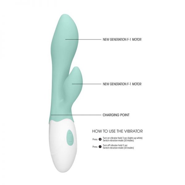 Vibrador Sunset Verde fabricado por LOVELINE