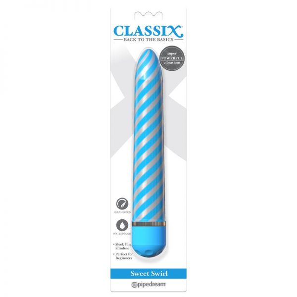 Vibrador Sweet Swirl Azul de la tienda erótica web www.tiendaeroticaweb.es