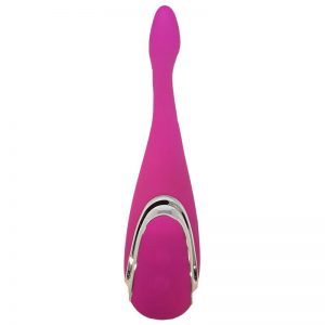 Vibrador Tess Silicona Purpura 25 x 3 cm diseñado por la marca OHH TOYS