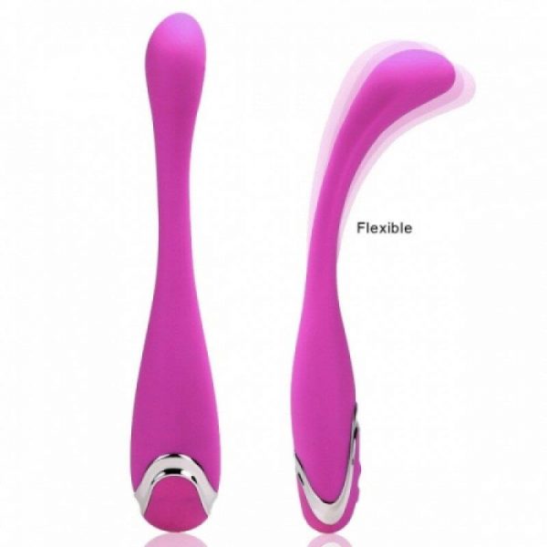 Vibrador Tess Silicona Purpura 25 x 3 cm marca OHH TOYS