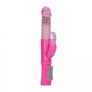 Vibrador Thrusting Rabbit Rosa de la marca GC