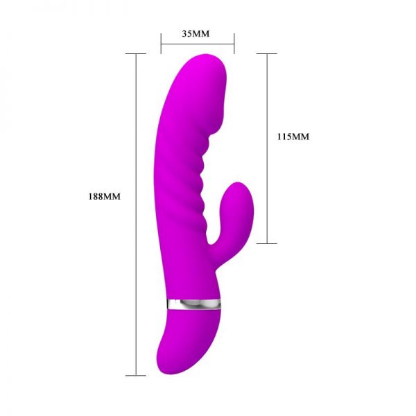 Vibrador Tracy Silicona 18.8 x 3.5 cm de calidad