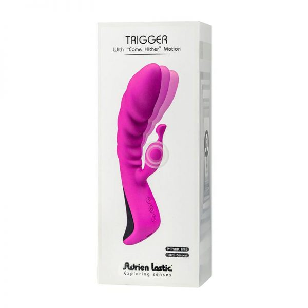 Vibrador Trigger Silicona 20.7 x 4 cm barato
