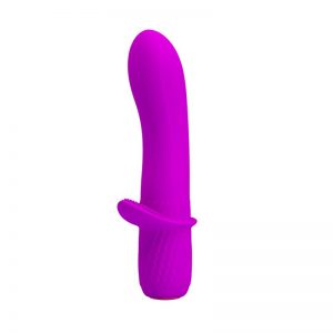 Vibrador Troy USB Silicone Purpura de la marca PRETTYLOVE