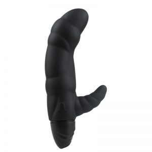 Vibrador Typhoon Silicona 17.8 x 3.9 cm Negro diseñado por la marca ADRIEN LASTIC