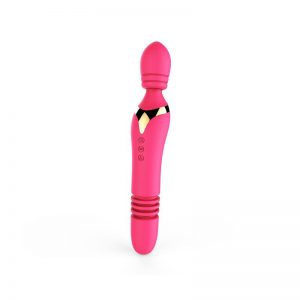 Vibrador y Masajeador Efecto Calor Lucy Silicona Rosa diseñado por la marca OHH TOYS DELUXE