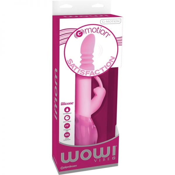 WOW! Vibrador G-Motion Rosa de calidad